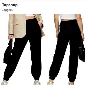 Topshop Black Joggers Size 4